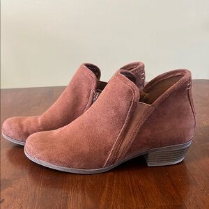 Women's Brown Suede Ankle Boots